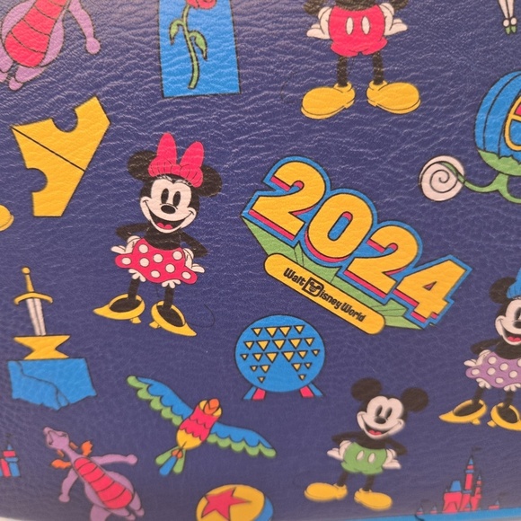 NWT 2024 Disney × Loungefly Mickey Minnie Figment 4 Parks Backpack main image 7